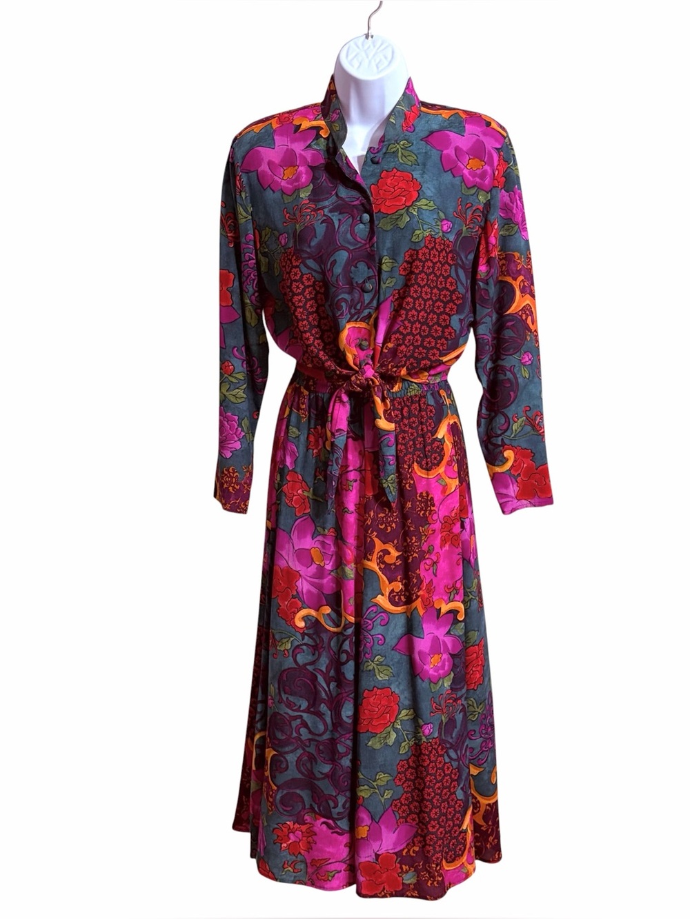 Carole Little Vintage 80βs Tropical Skirt Set Womens 2 Resortwear Floral Vibrant